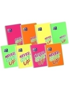 BLOCK OXF.NEON PP Fº 80h CD.4 SURTIDO - Pack de 24 unidades